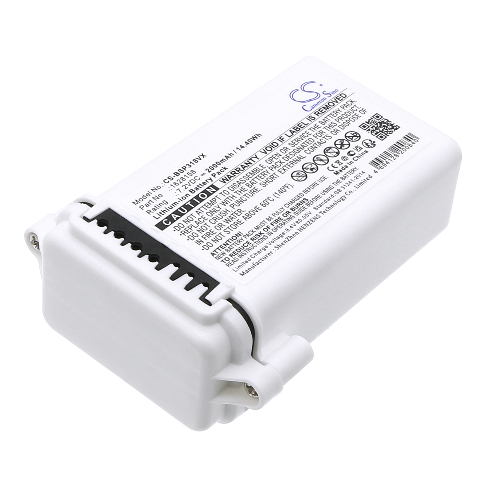 Cameron Sino CS-BSP318VX 7.2V Li-ion 2000mAh bílá - neoriginální