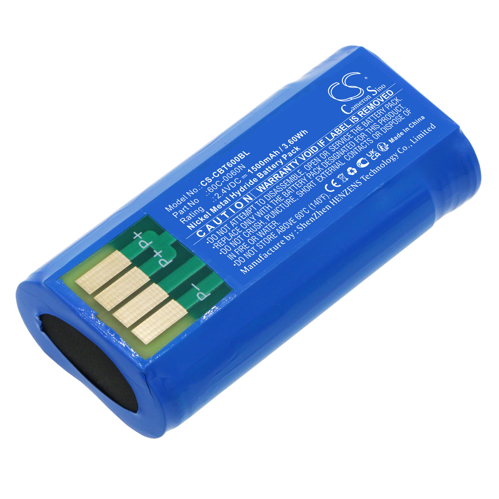 Cameron Sino CS-CBT600BL 2.4V Ni-MH 1500mAh modrá - neoriginální