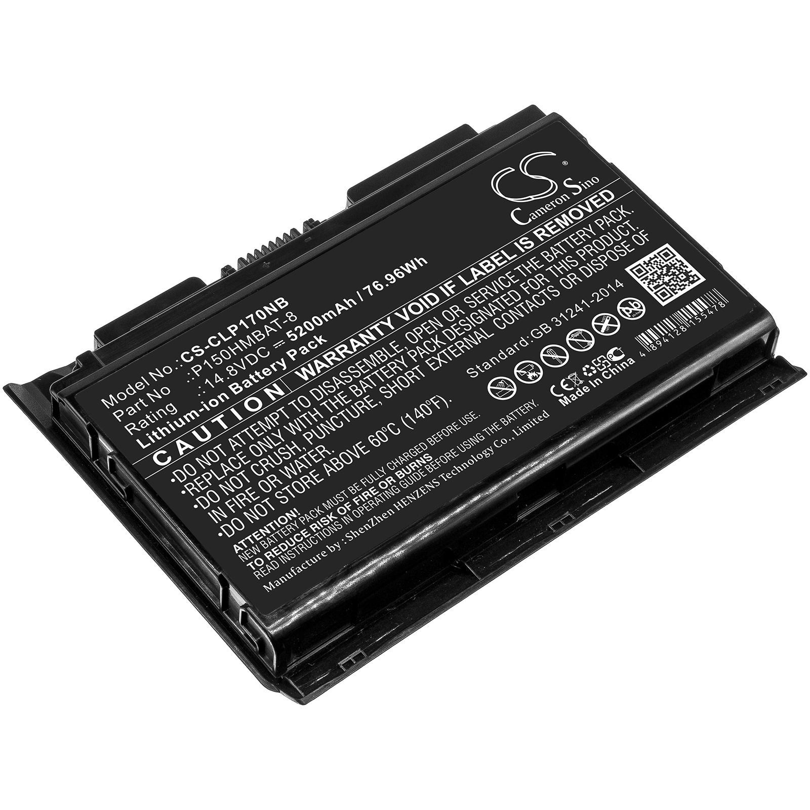 Cameron Sino CS-CLP170NB 14.8V Li-ion 5200mAh černá - neoriginální