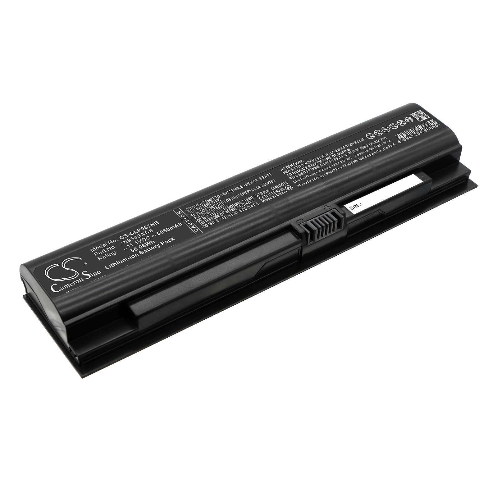 Cameron Sino CS-CLP957NB 11.1V Li-ion 5050mAh černá - neoriginální