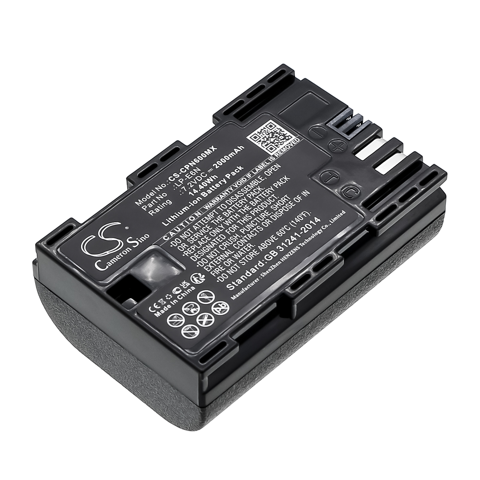 Cameron Sino CS-CPN600MX 7.2V Li-ion 2000mAh černá - neoriginální