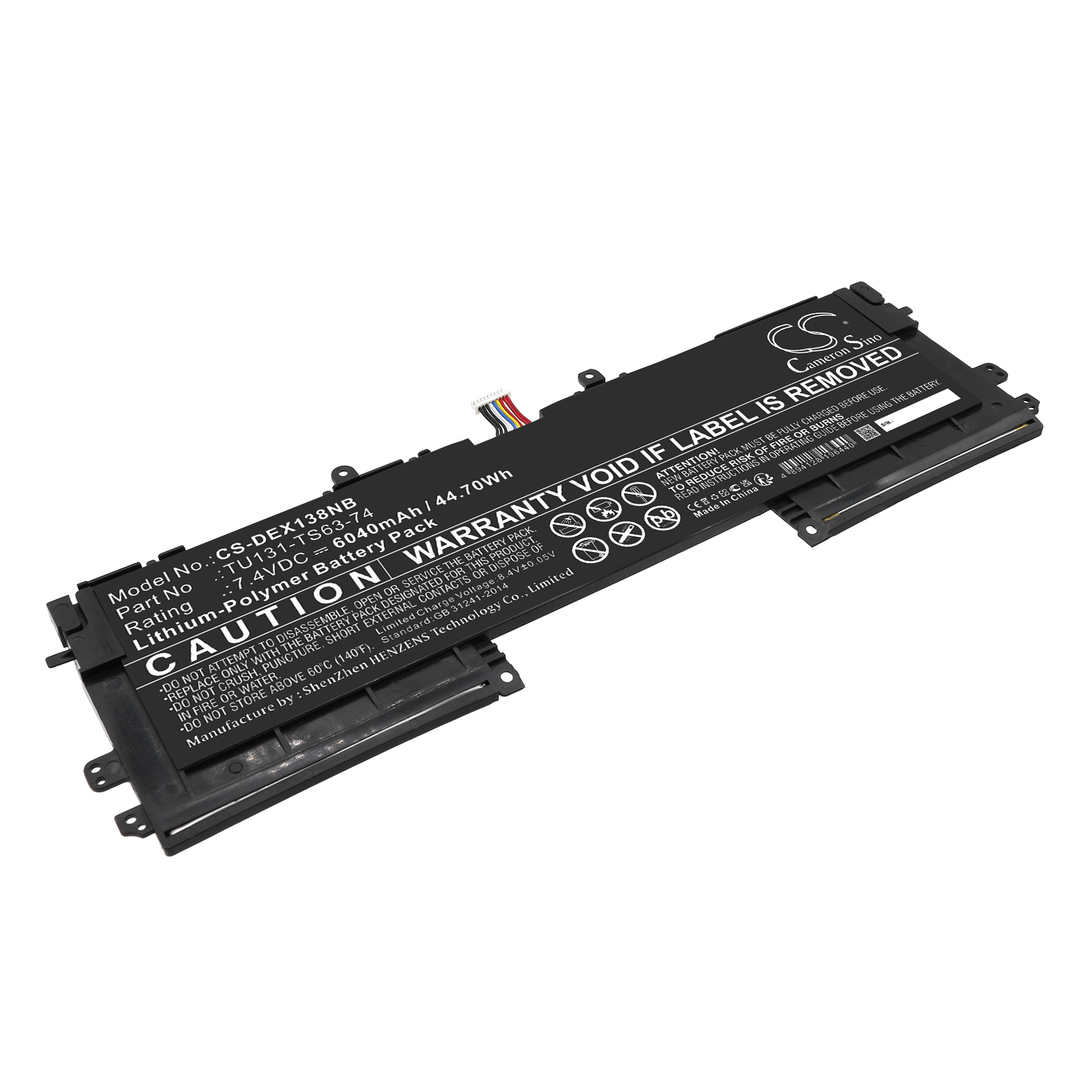 Cameron Sino CS-DEX138NB 7.4V Li-Polymer 6040mAh černá - neoriginální