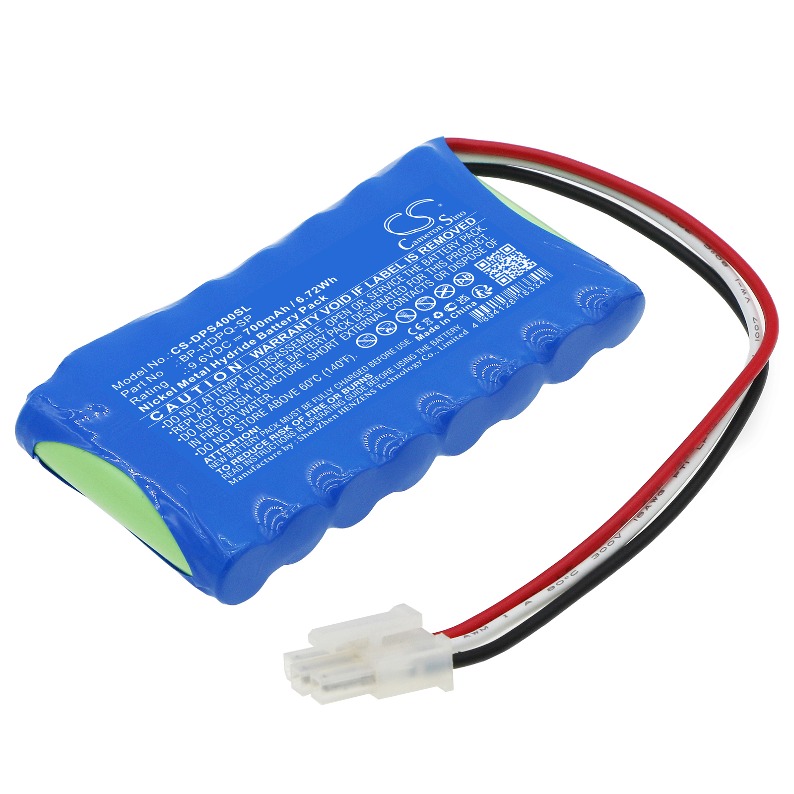 Cameron Sino CS-DPS400SL 9.6V Ni-MH 700mAh modrá - neoriginální