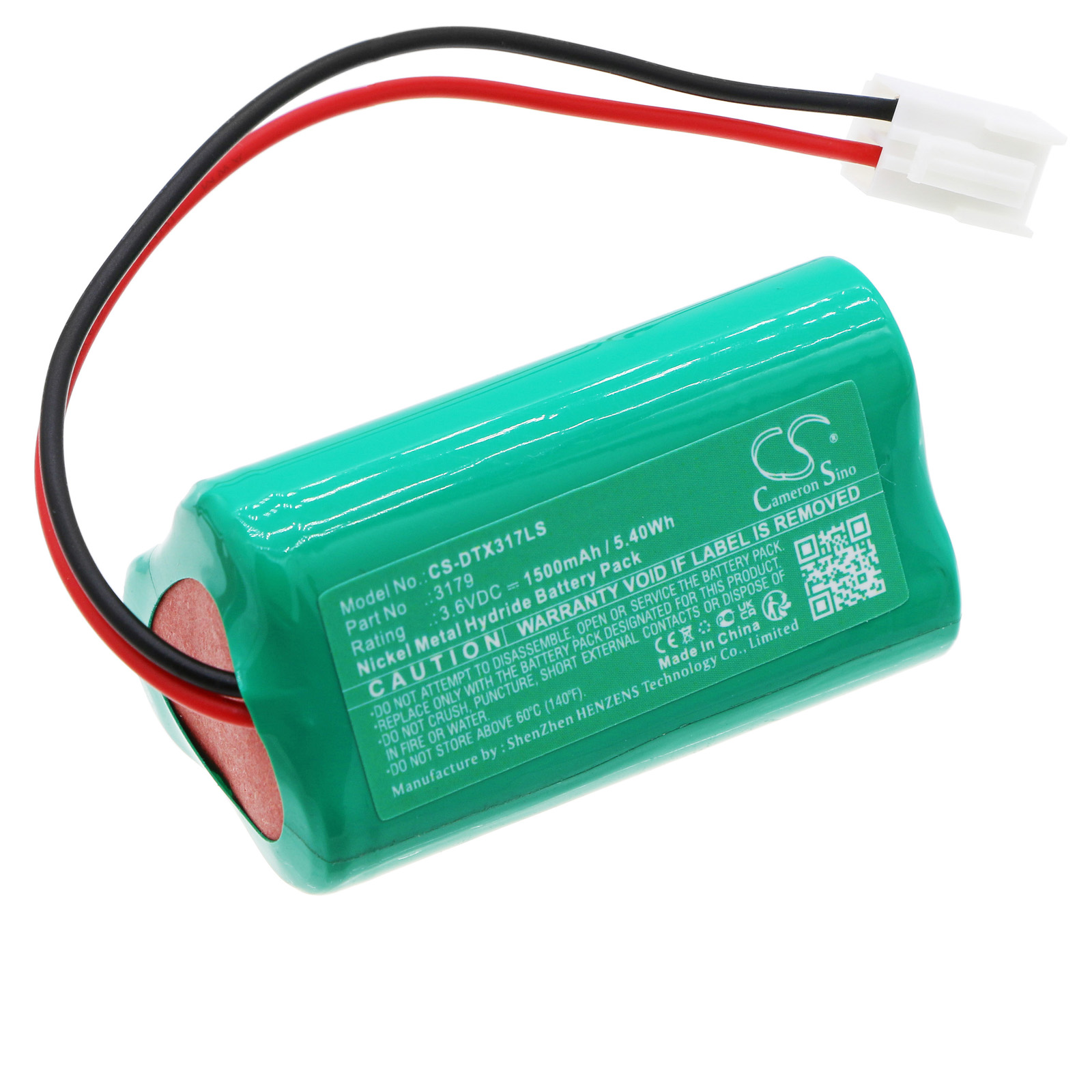 Cameron Sino CS-DTX317LS 3.6V Ni-MH 1500mAh zelená - neoriginální