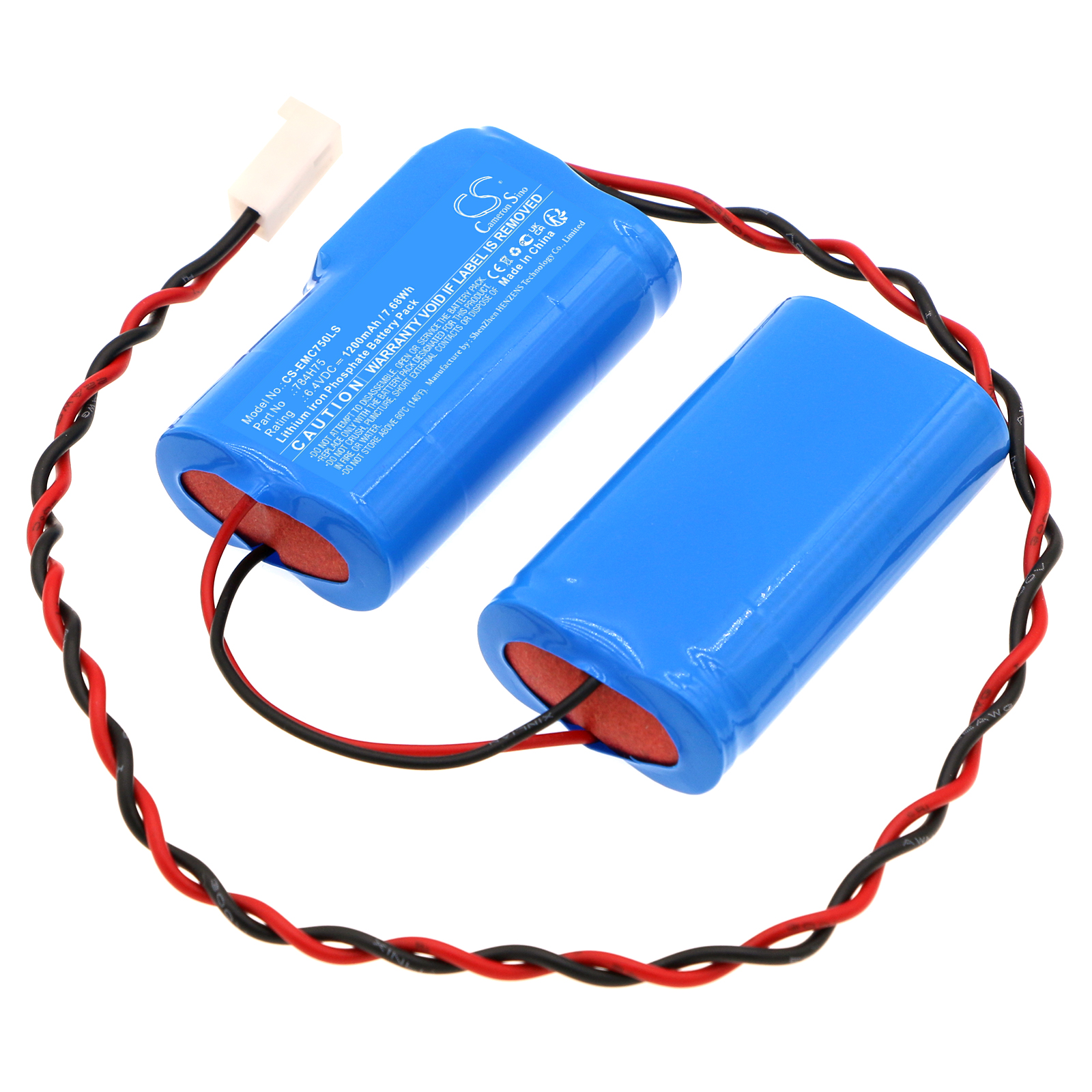 Cameron Sino CS-EMC750LS 6.4V LiFePO4 1200mAh modrá - neoriginální