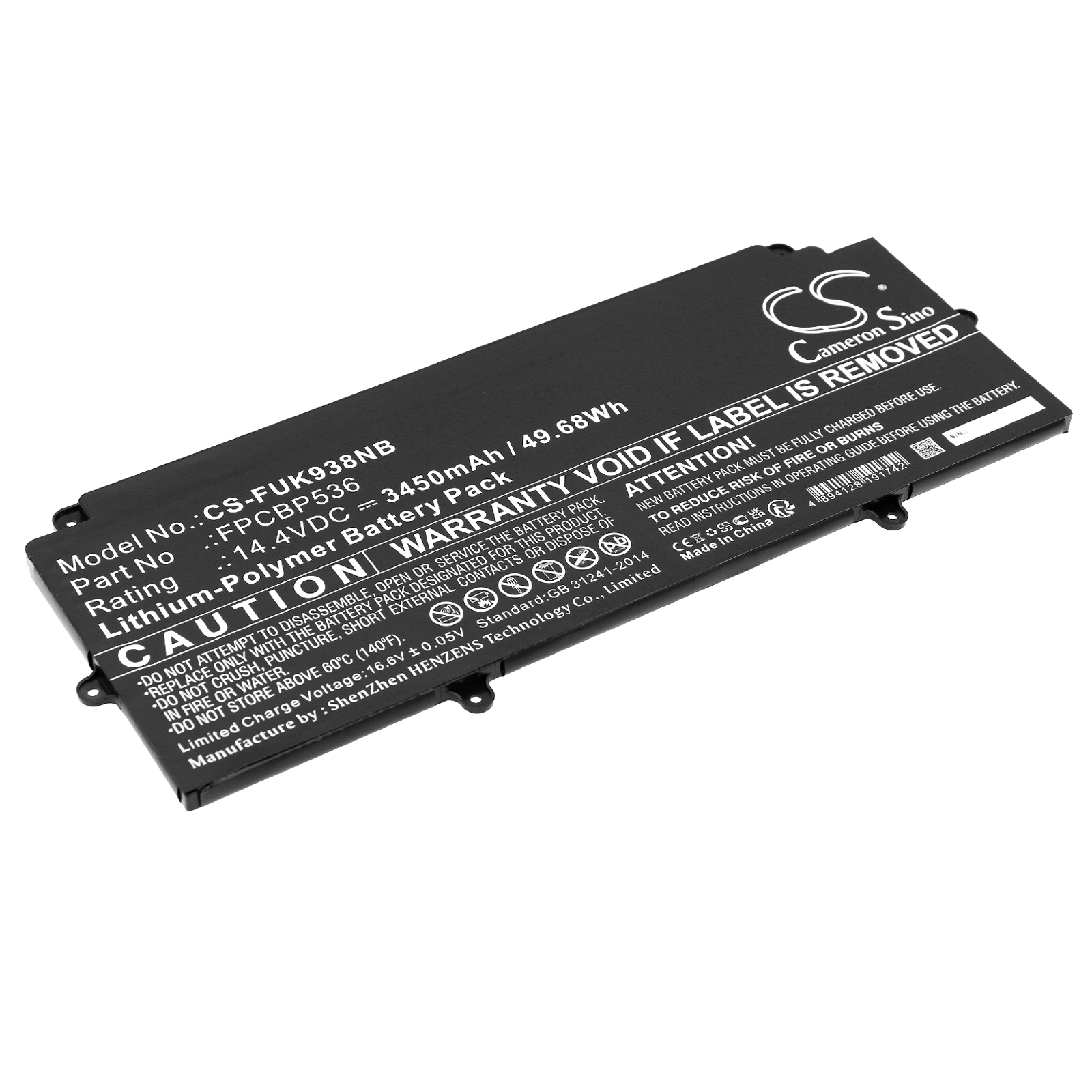 Cameron Sino CS-FUK938NB 14.4V Li-Polymer 3450mAh černá - neoriginální