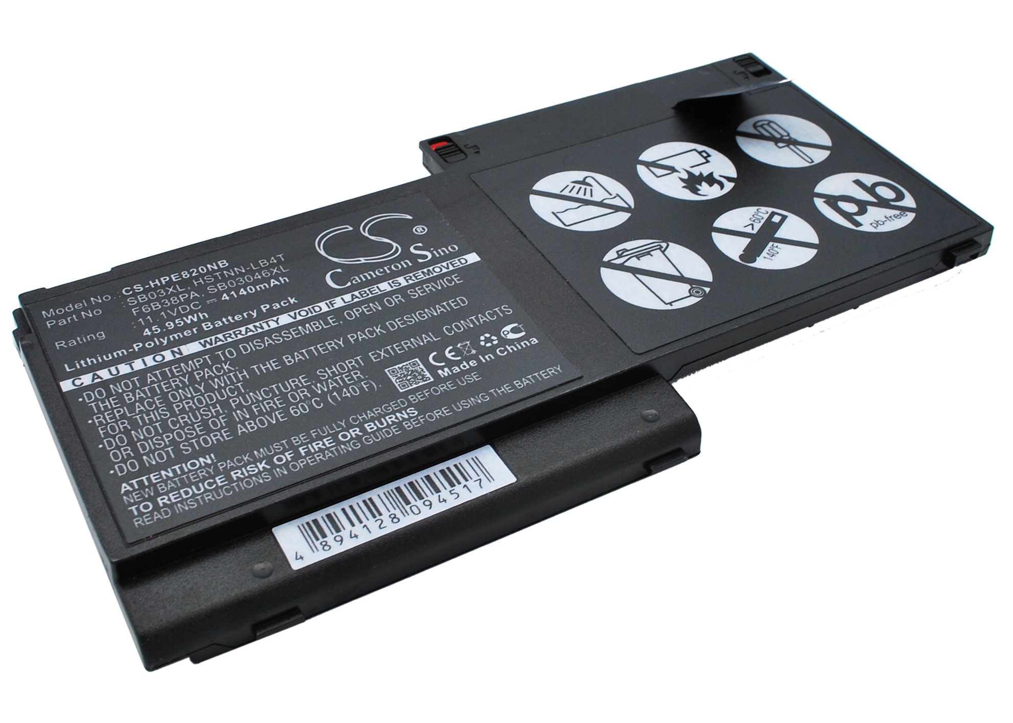 Cameron Sino CS-HPE820NB 11.1V Li-Polymer 4140mAh černá - neoriginální