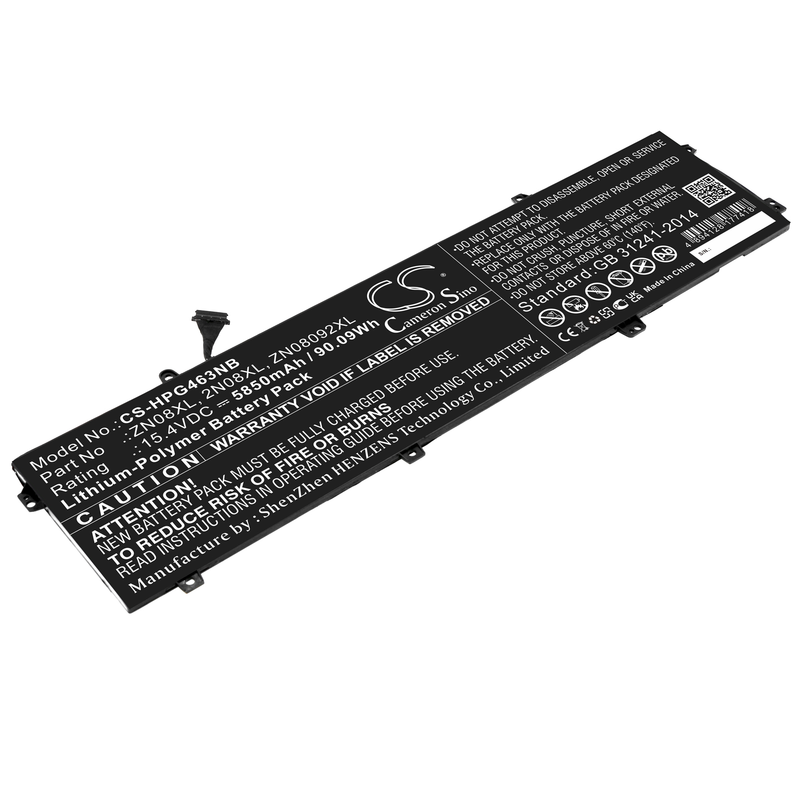 Cameron Sino CS-HPG463NB 15.4V Li-Polymer 5850mAh černá - neoriginální