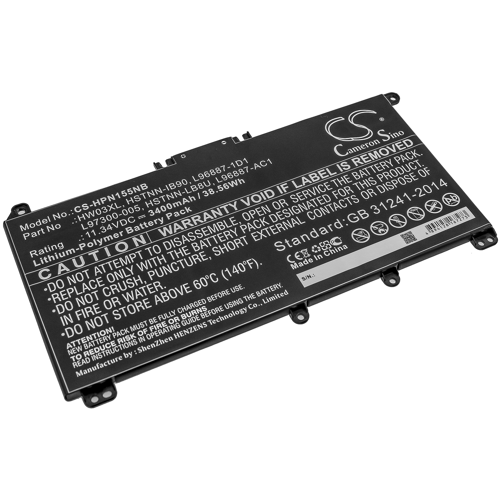 Cameron Sino CS-HPN155NB - neoriginální