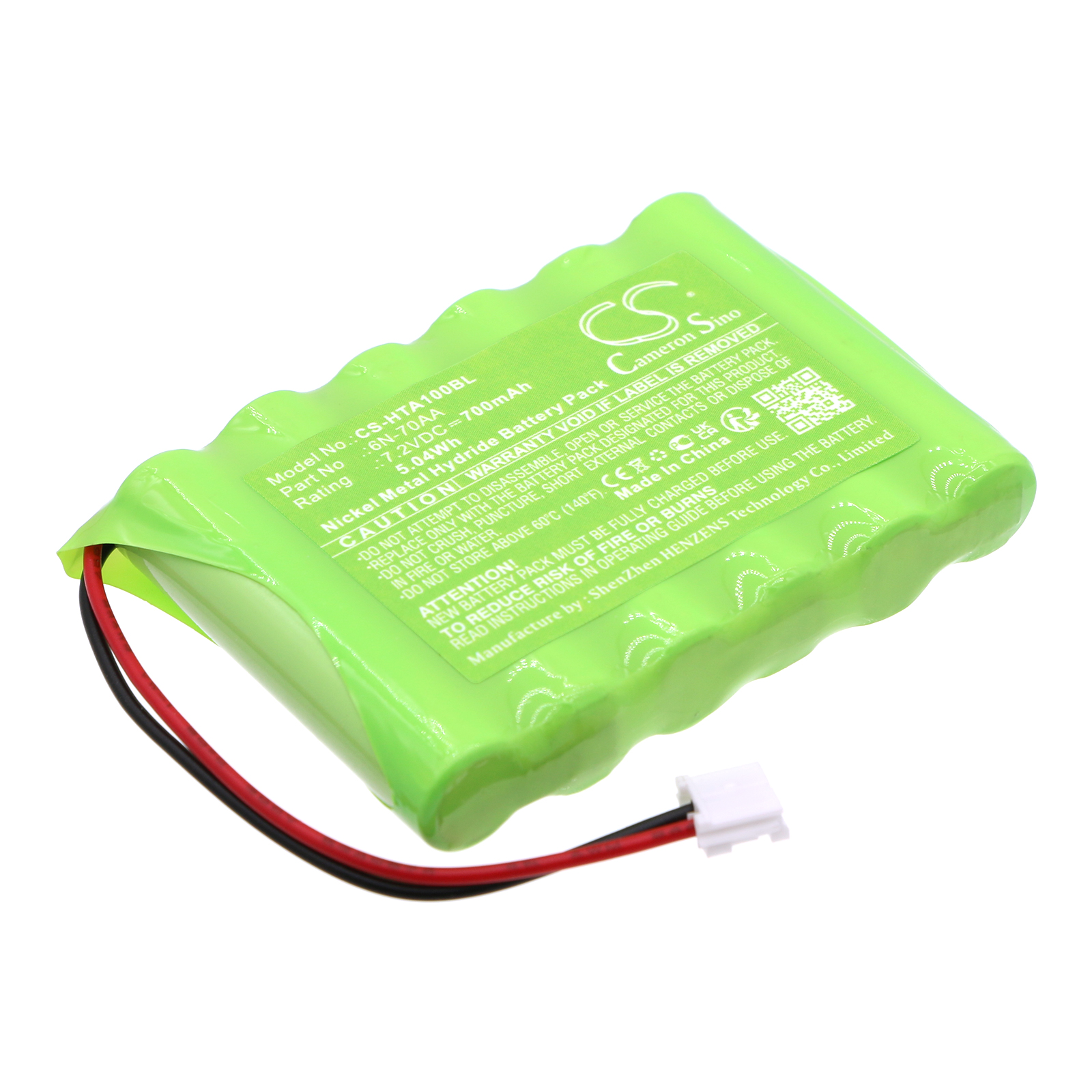 Cameron Sino CS-HTA100BL 7.2V Ni-MH 700mAh zelená - neoriginální