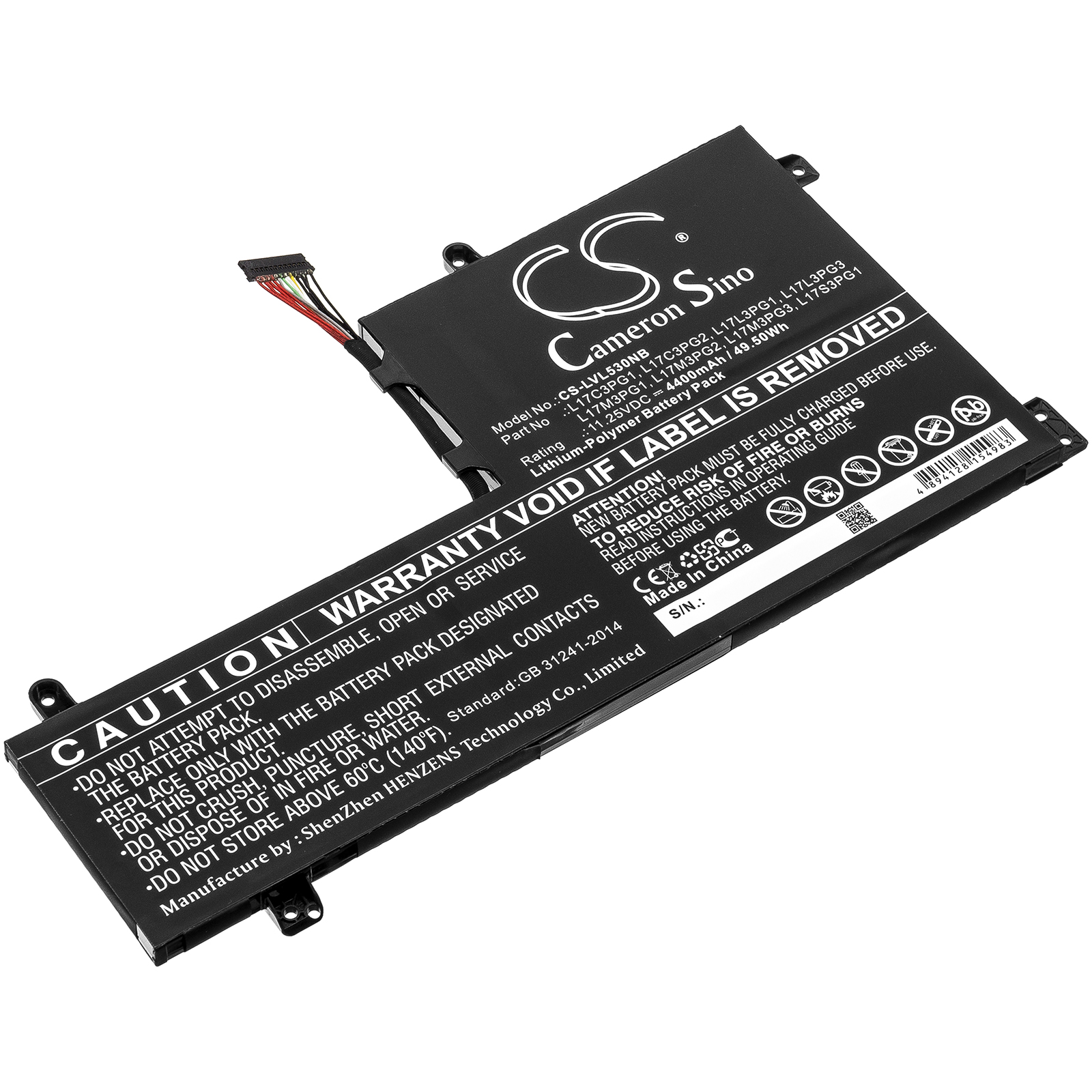 Cameron Sino CS-LVL530NB 11.25V Li-Polymer 4400mAh černá - neoriginální