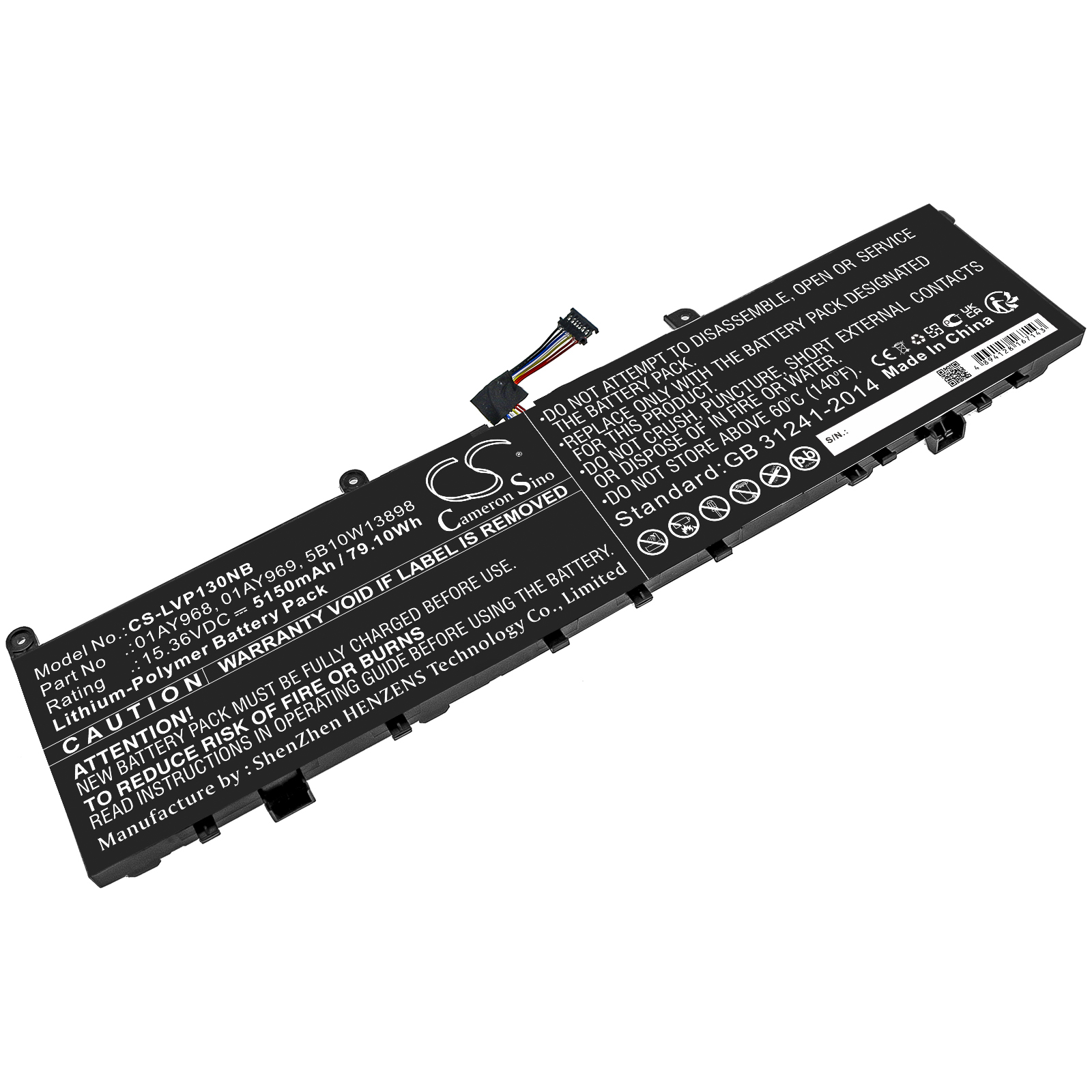 Cameron Sino CS-LVP130NB 15.36V Li-Polymer 5150mAh černá - neoriginální