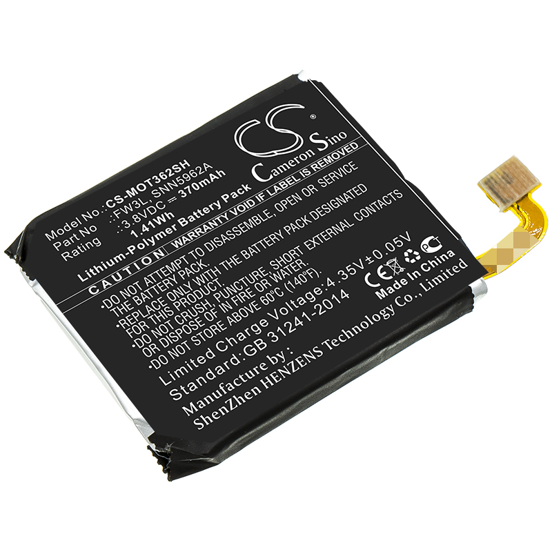 Cameron Sino CS-MOT362SH 3.8V Li-Polymer 370mAh černá - neoriginální