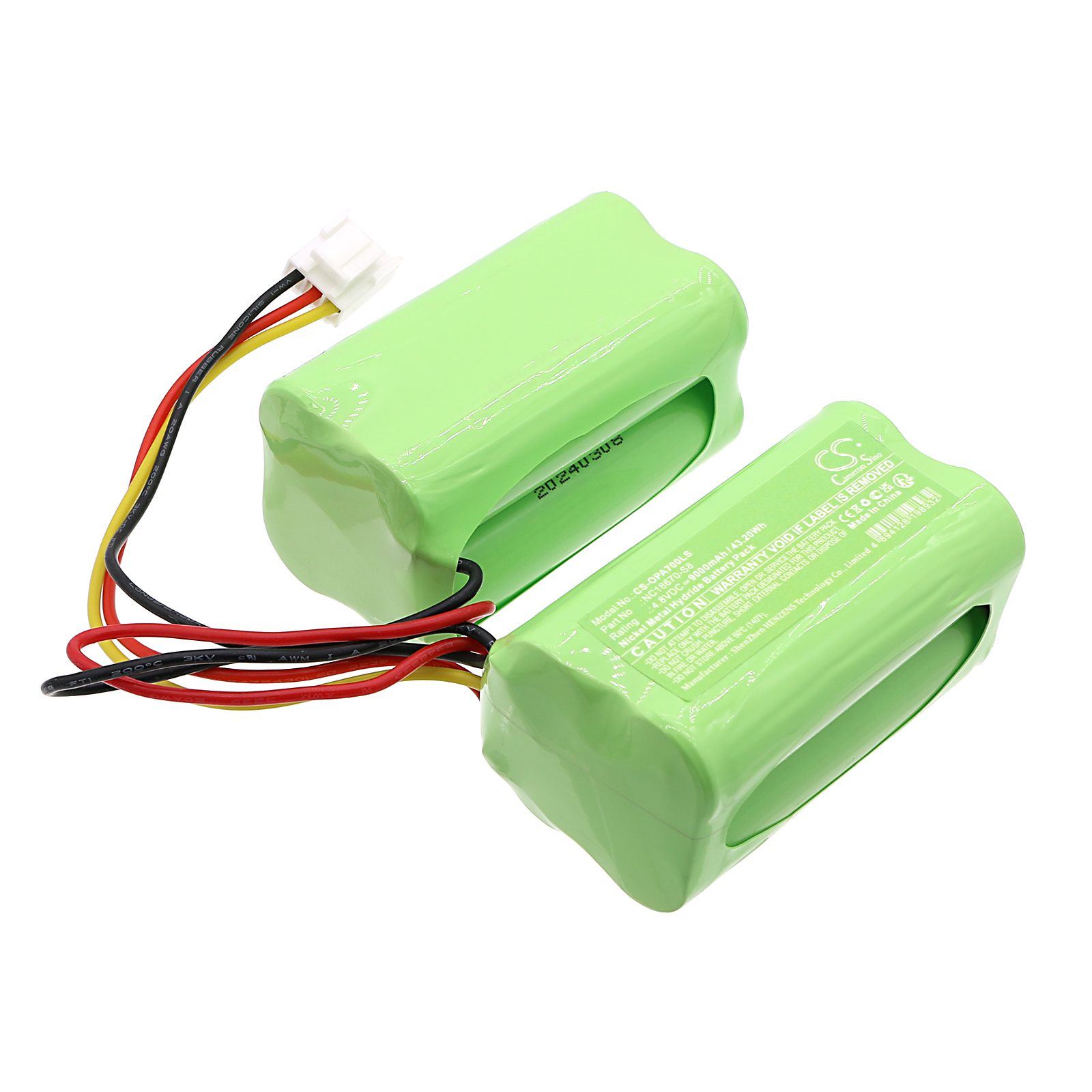 Cameron Sino CS-OPA700LS 4.8V Ni-MH 9000mAh zelená - neoriginální