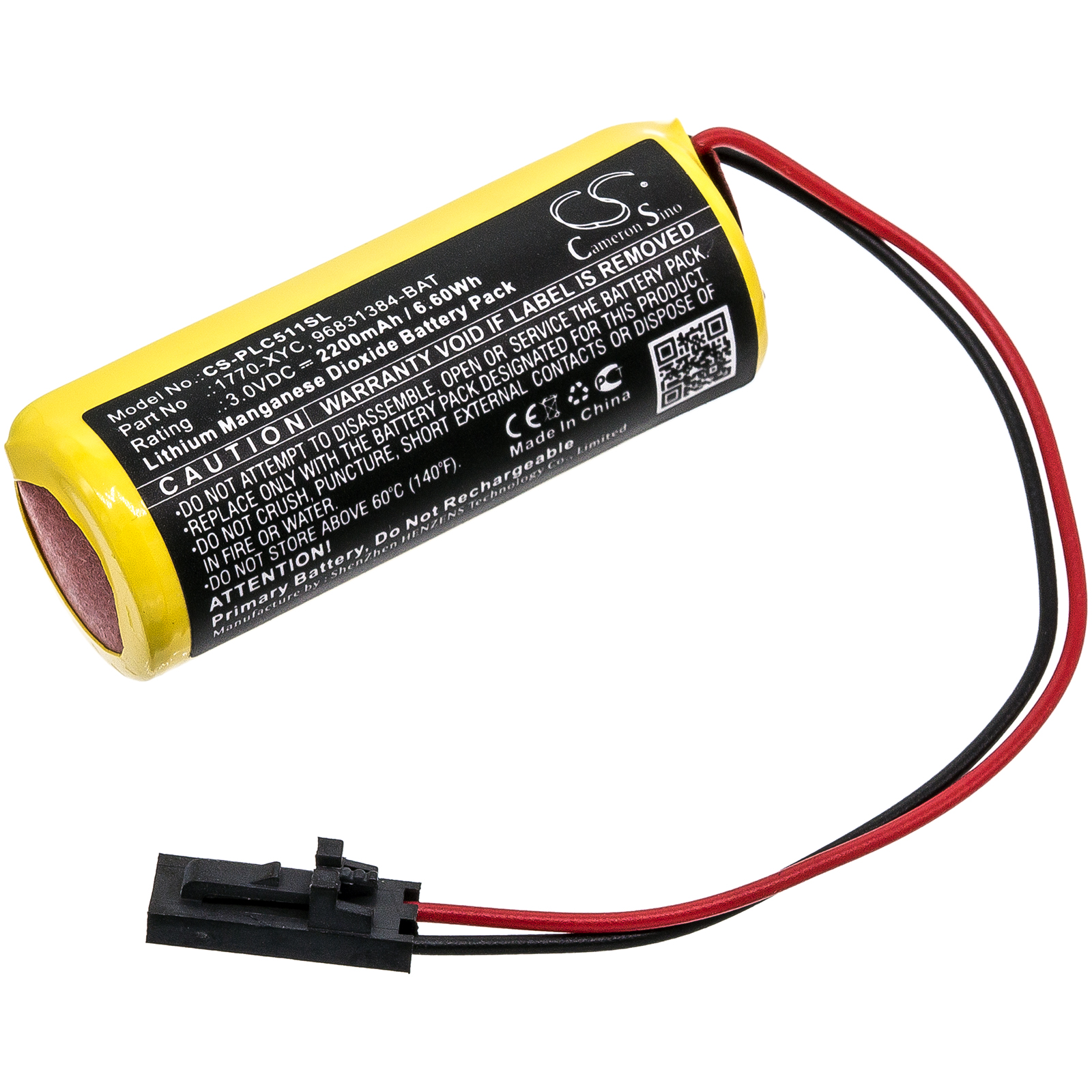 Cameron Sino CS-PLC511SL 3V Li-MnO2 2200mAh žlutá - neoriginální