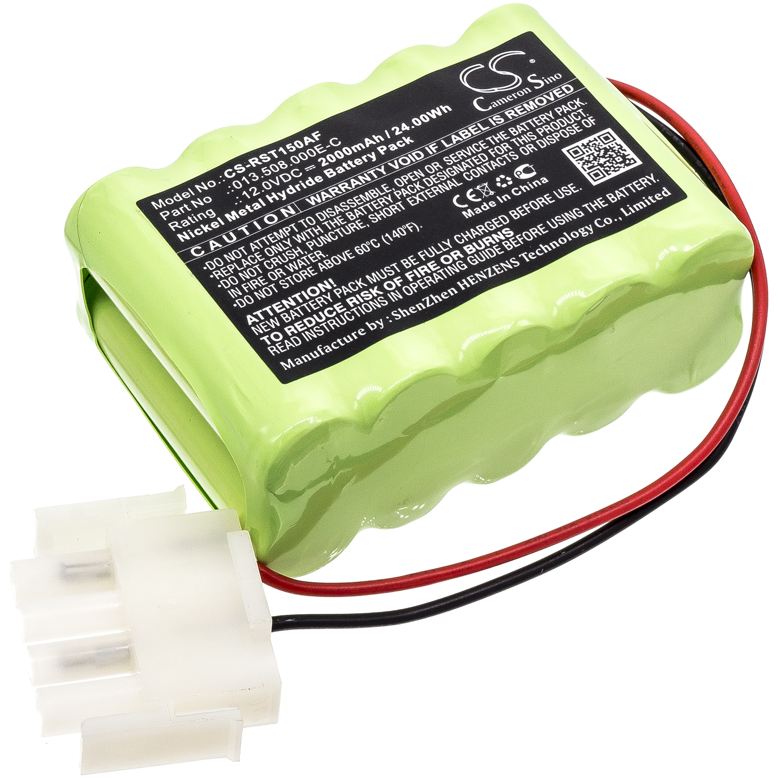 Cameron Sino CS-RST150AF 12V Ni-MH 2000mAh zelená - neoriginální