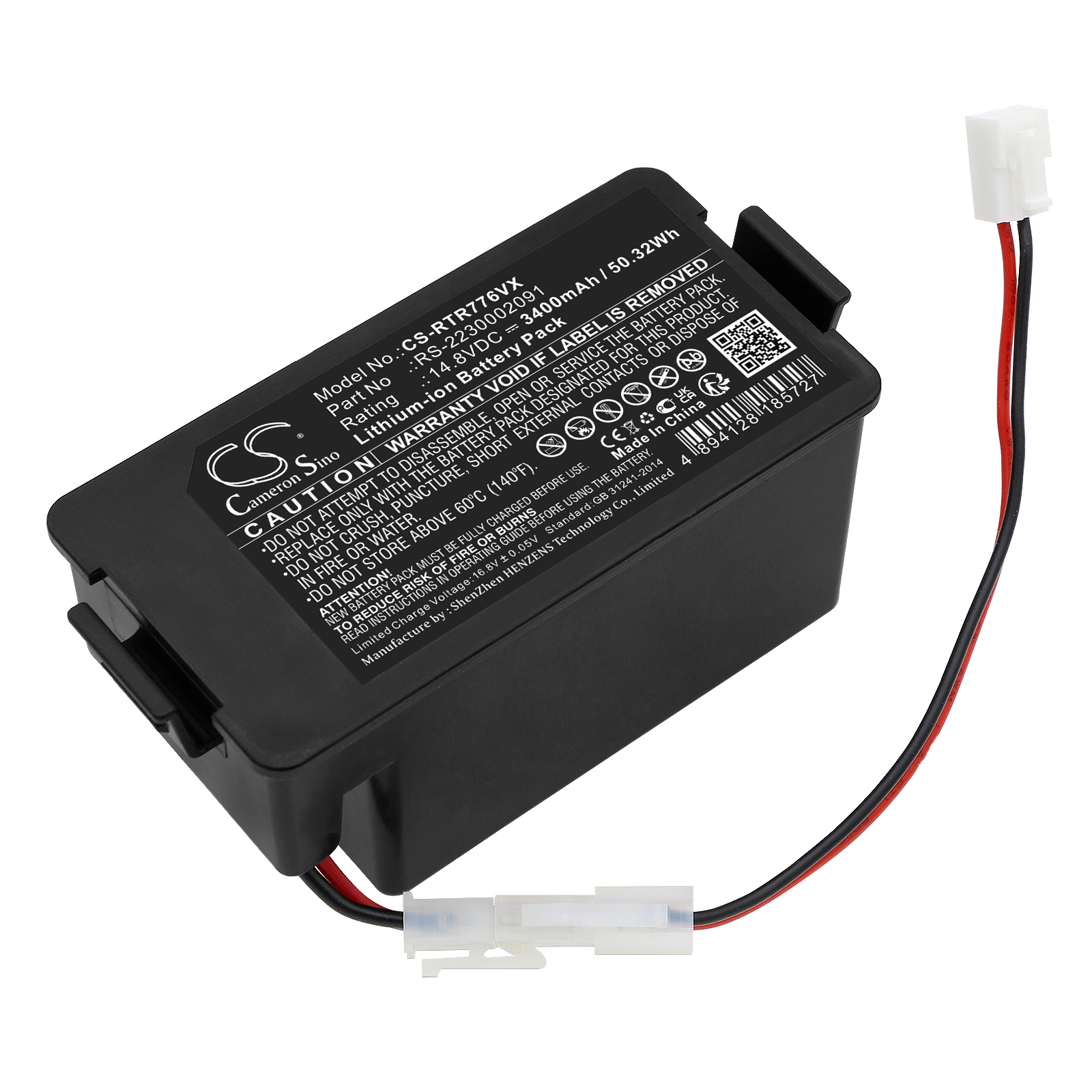 Cameron Sino CS-RTR776VX 14.8V Li-ion 3400mAh černá - neoriginální