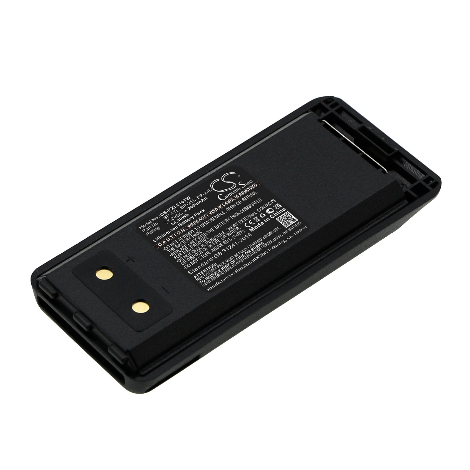 Cameron Sino CS-RXL210TW 7.2V Li-ion 2000mAh černá - neoriginální