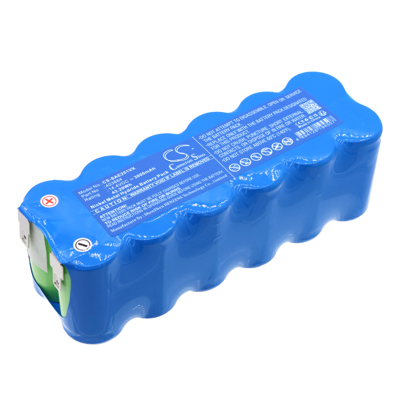 Cameron Sino CS-SAE251VX 14.4V Ni-MH 3000mAh modrá - neoriginální