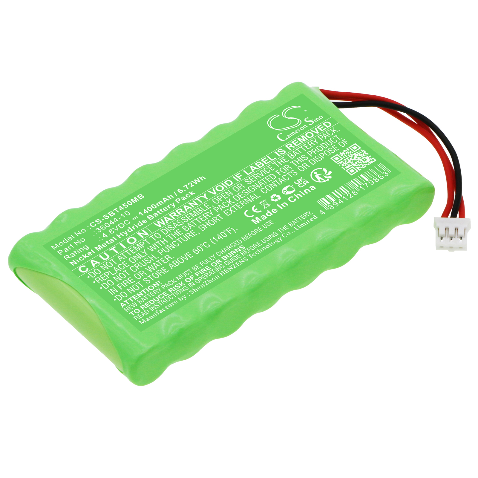 Cameron Sino CS-SBT450MB 4.8V Ni-MH 1400mAh modrá - neoriginální