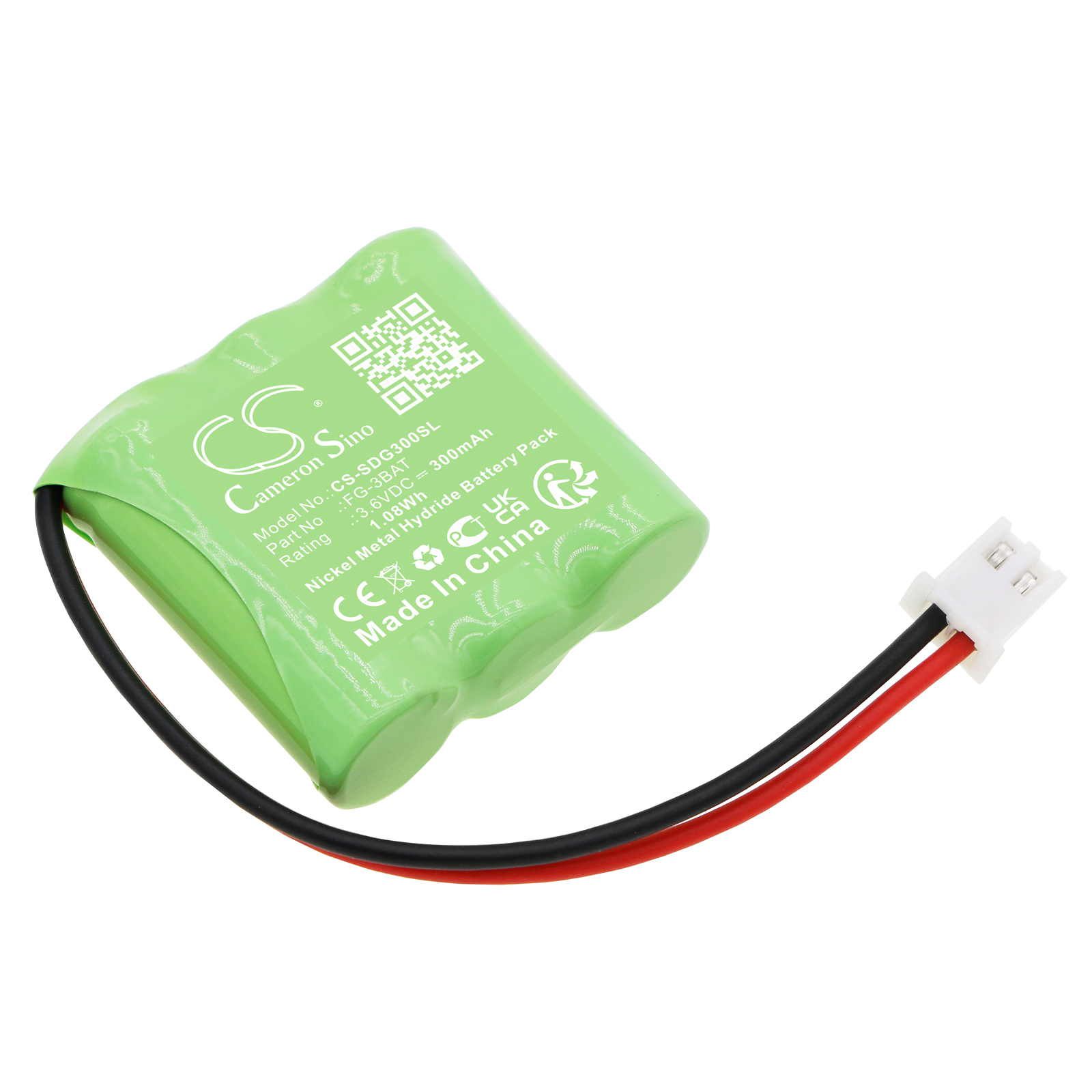 Cameron Sino CS-SDG300SL 3.6V Ni-MH 300mAh zelená - neoriginální