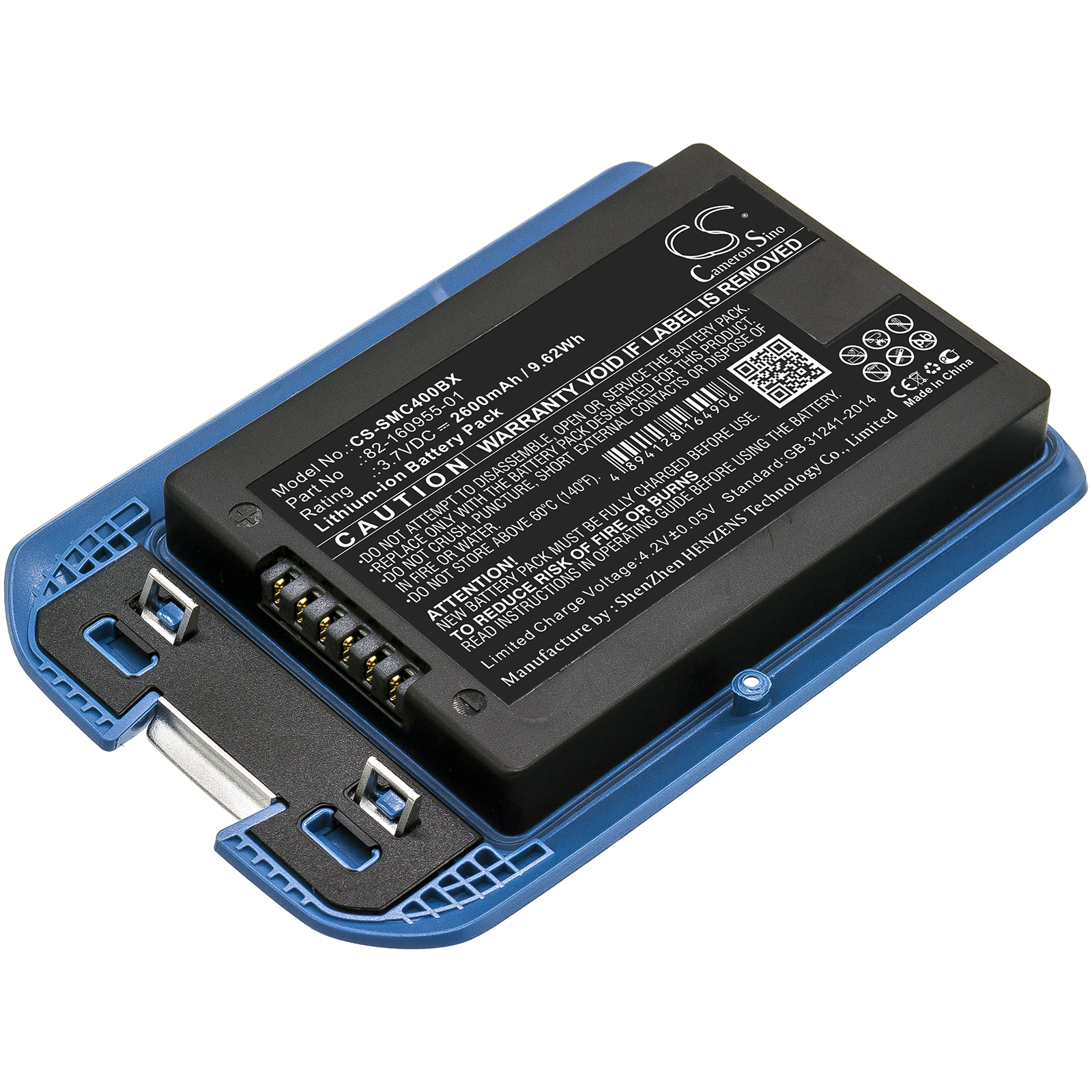 Cameron Sino CS-SMC400BX 3.7V Li-ion 2600mAh modrá - neoriginální