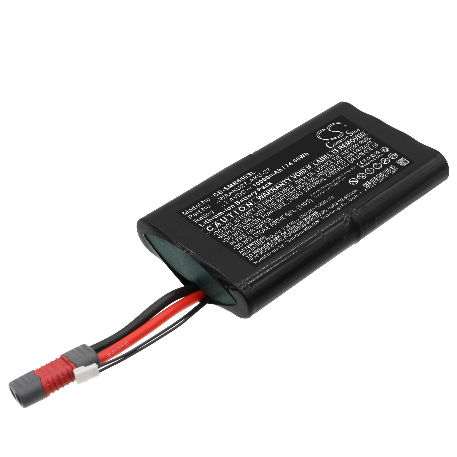 Cameron Sino CS-SMR650SL 7.4V Li-ion 10000mAh černá - neoriginální