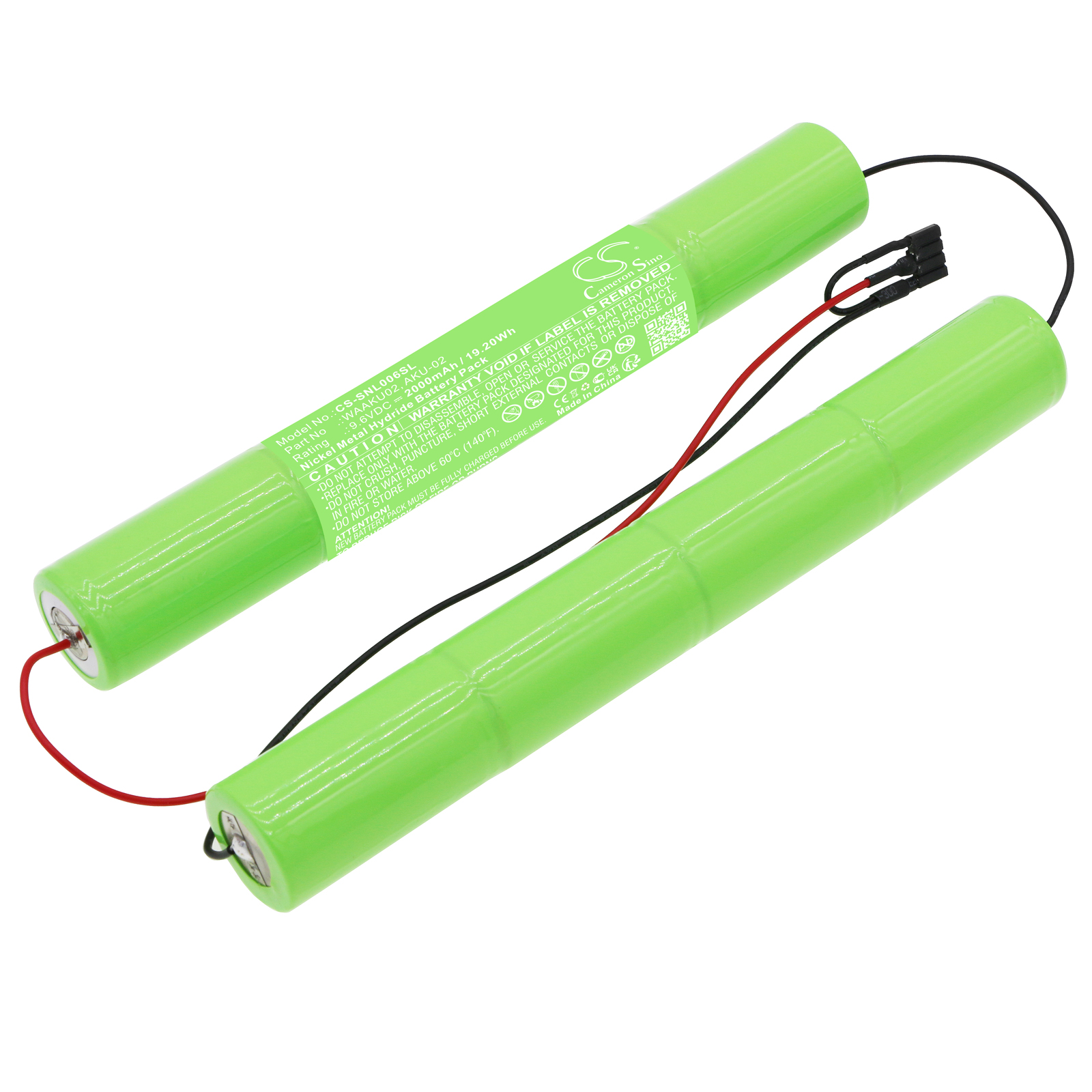 Cameron Sino CS-SNL006SL 9.6V Ni-MH 2000mAh zelená - neoriginální