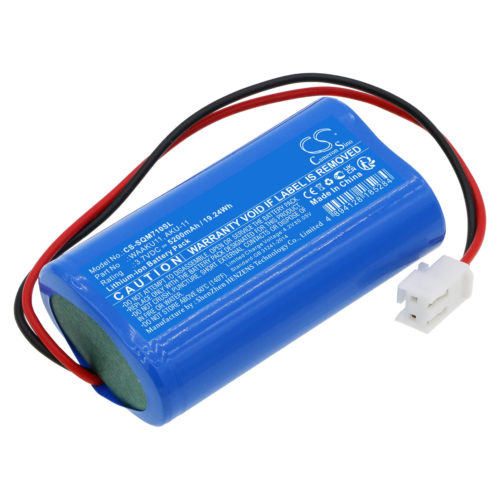 Cameron Sino CS-SQM710SL 3.7V Li-ion 5200mAh modrá - neoriginální