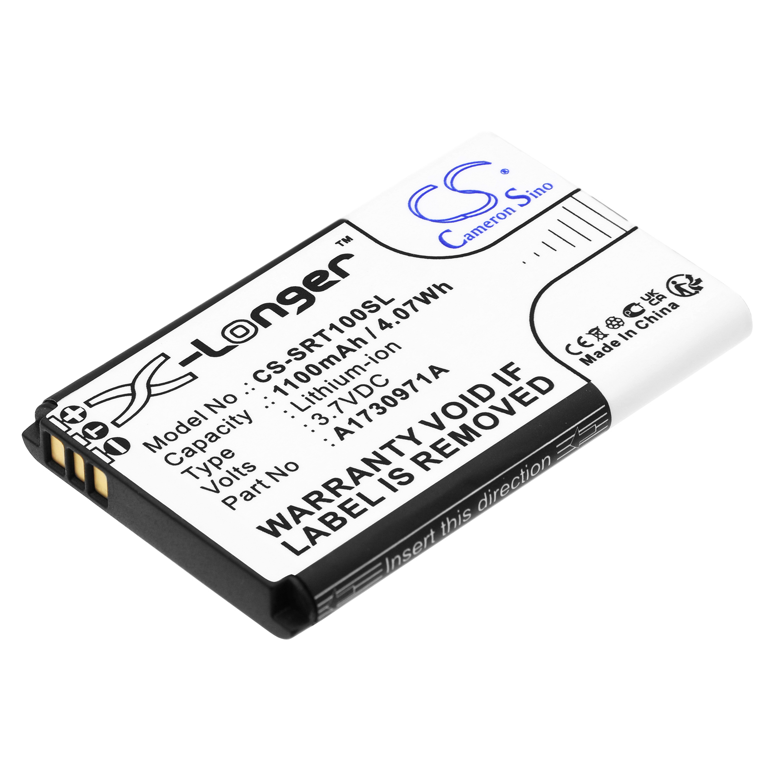 Cameron Sino CS-SRT100SL 3.7V Li-ion 1100mAh černá - neoriginální