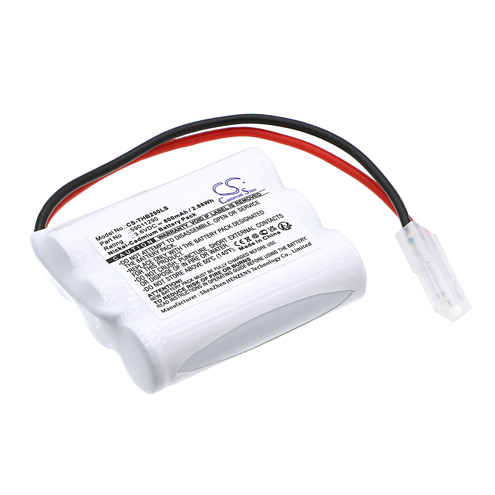 Cameron Sino CS-THB290LS 3.6V Ni-CD 800mAh bílá - neoriginální