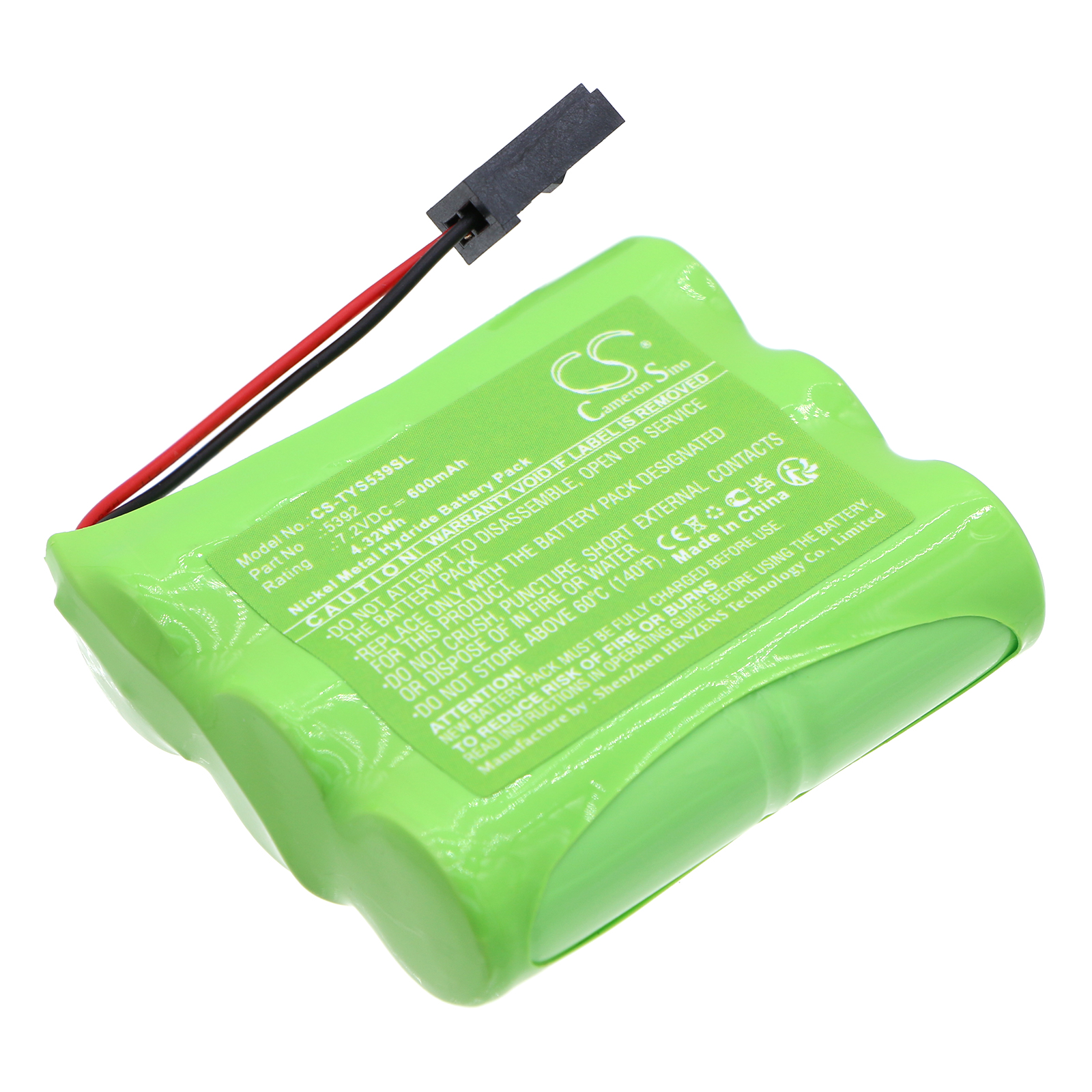 Cameron Sino CS-TYS539SL 7.2V Ni-MH 600mAh zelená - neoriginální