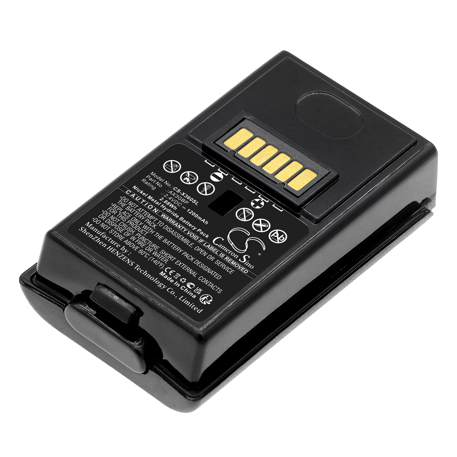 Cameron Sino CS-X360SL 2.4V Ni-MH 1200mAh černá - neoriginální